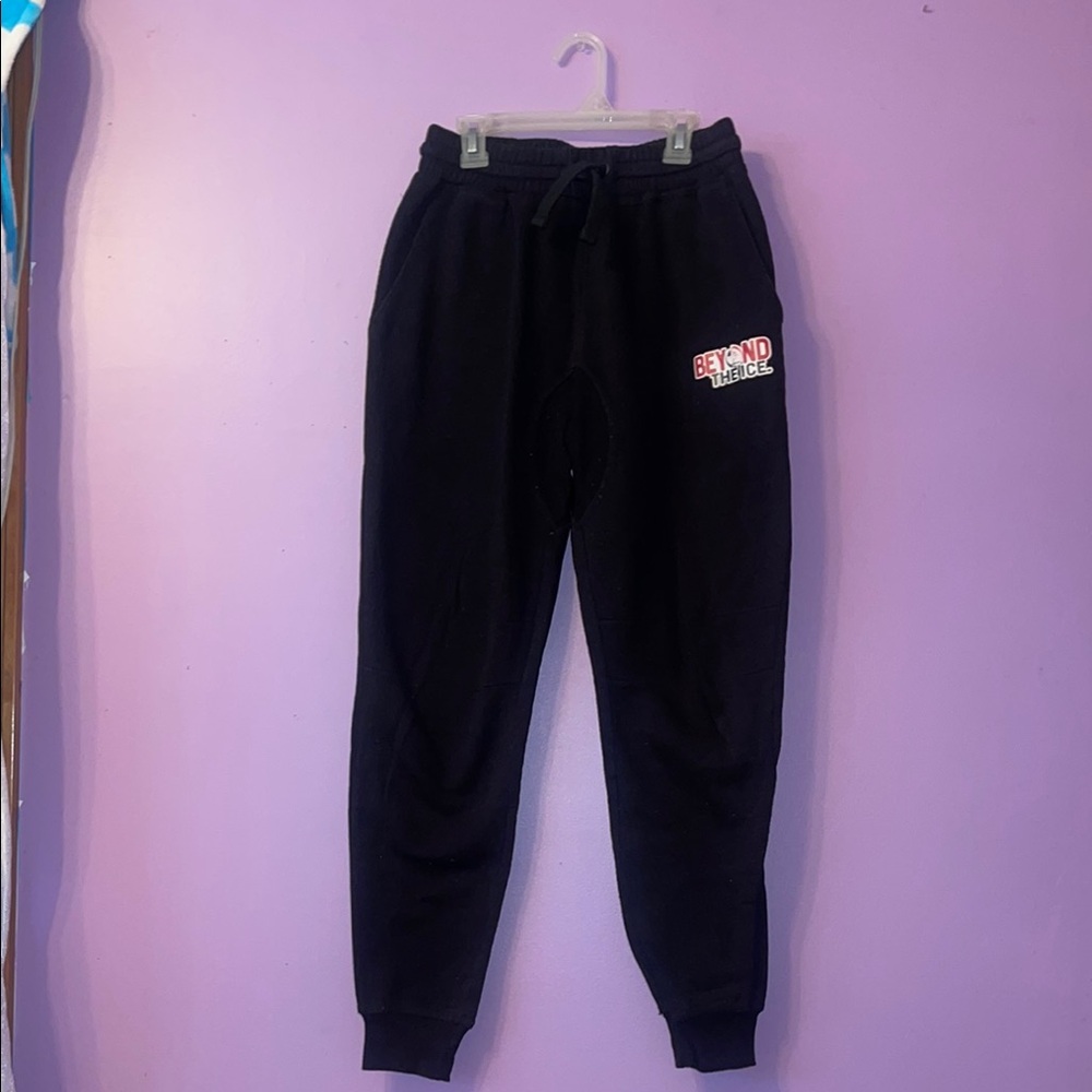 Black Joggers with Logo
